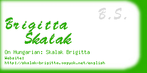 brigitta skalak business card